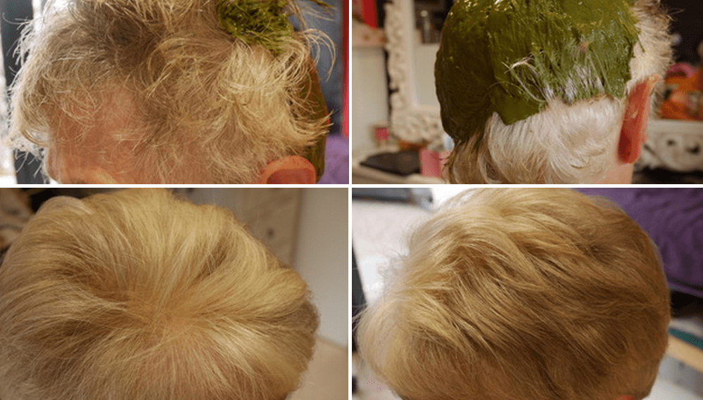 Coloration vegetale radico cheveux blancs